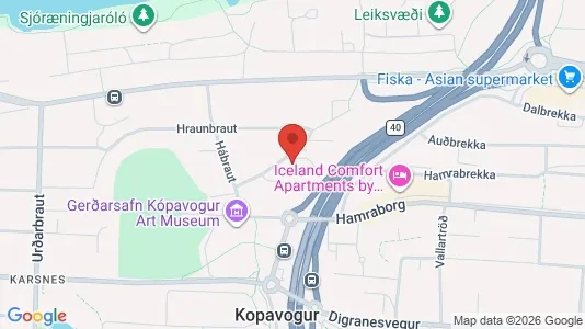 Apartments for rent in Kópavogur - Photo from Google Street View