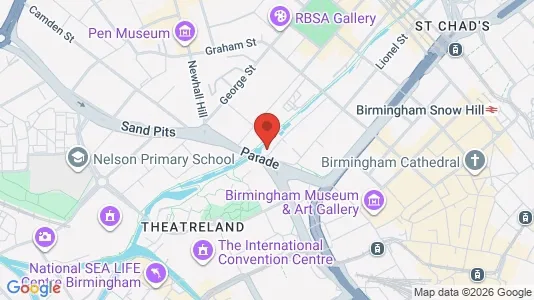 Apartments for rent in Birmingham - West Midlands - Photo from Google Street View