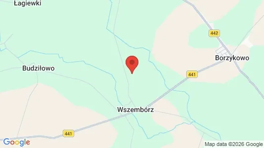 Apartments for rent i Wrzesiński - kort over placeringen