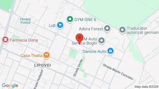 Apartments for rent i Timişoara - kort over placeringen