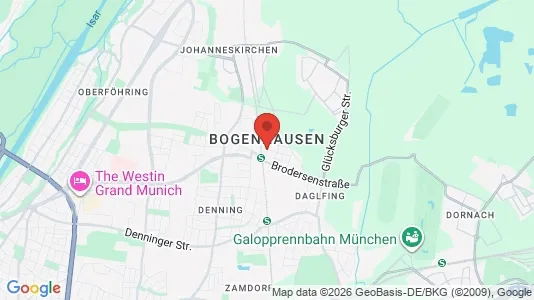 Apartments for rent in Munich Bogenhausen - Photo from Google Street View