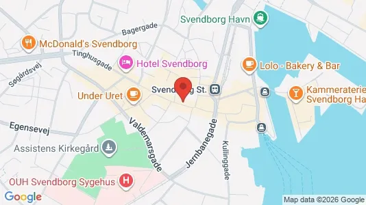 Apartments for rent i Svendborg - kort over placeringen