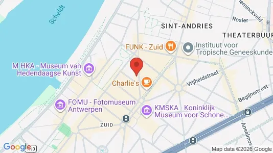 Apartments for rent i Stad Antwerp - kort over placeringen