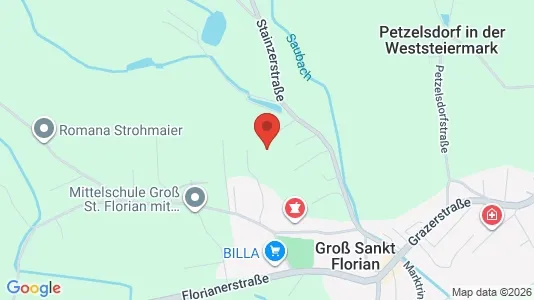 Apartments for rent i Groß Sankt Florian - kort over placeringen