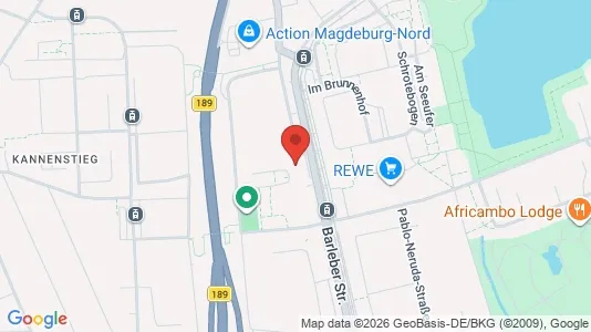 Apartments for rent i Magdeburg - kort over placeringen
