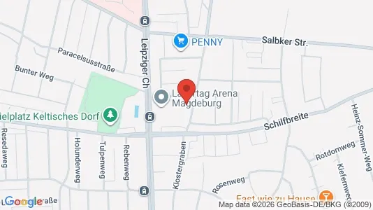 Apartments for rent i Magdeburg - kort over placeringen