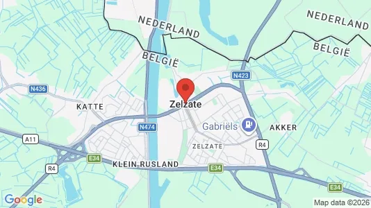 Apartments for rent i Zelzate - kort over placeringen