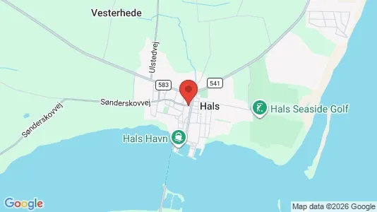 Apartments for rent i Hals - kort over placeringen