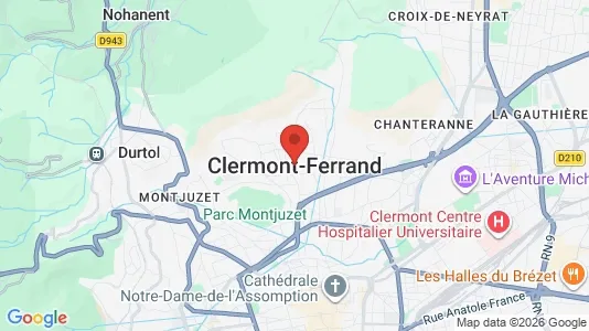 Apartments for rent in Clermont-Ferrand - Photo from Google Street View