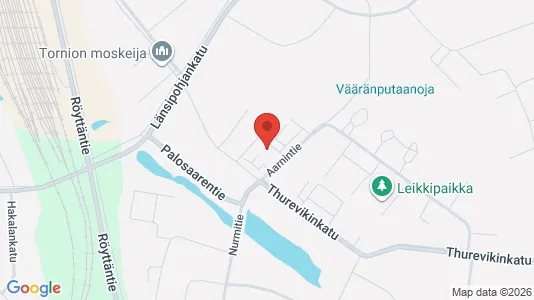 Apartments for rent i Tornio - kort over placeringen
