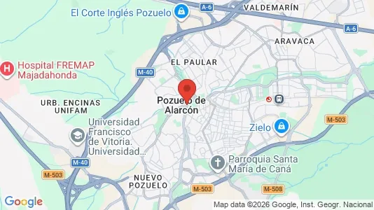 Apartments for rent in Pozuelo de Alarcón - Photo from Google Street View
