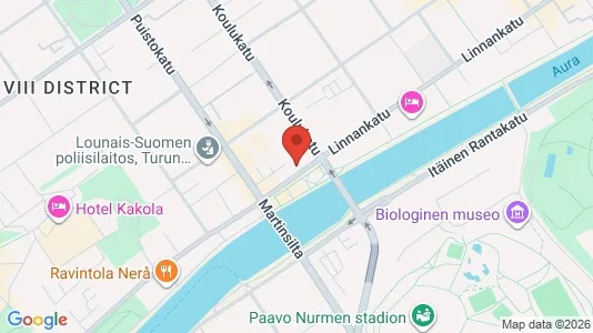 Apartments for rent i Turku - kort over placeringen