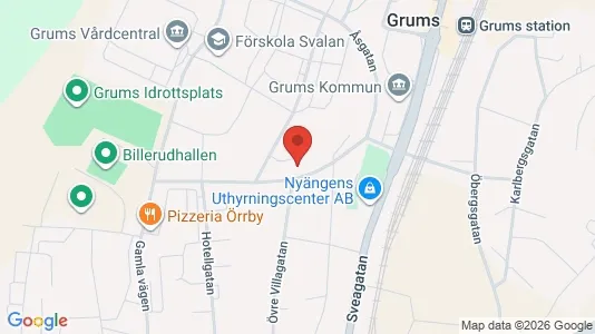 Apartments for rent i Grums - kort over placeringen