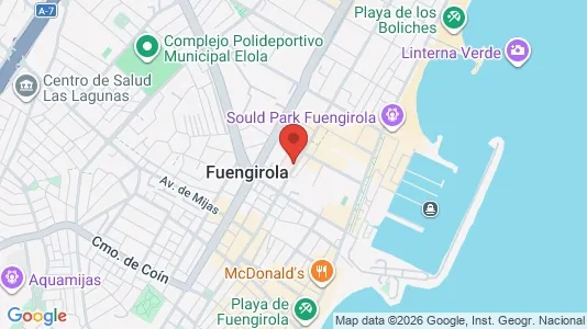 Apartments for rent i Fuengirola - kort over placeringen