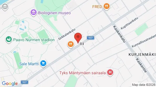 Apartments for rent i Turku - kort over placeringen