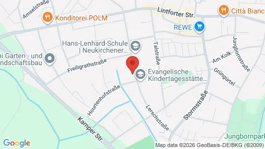Apartments for rent i Wesel - kort over placeringen