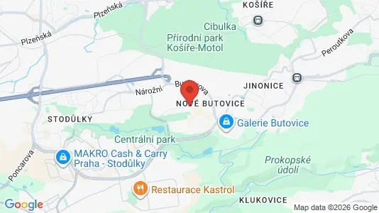 Apartments for rent i Prague 13 - kort over placeringen