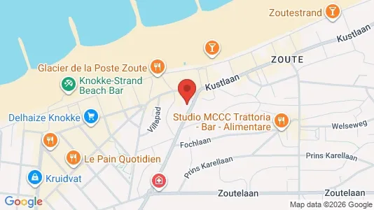Apartments for rent i Knokke-Heist - kort over placeringen