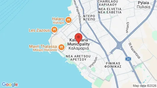 Apartments for rent in Kalamaria - Photo from Google Street View