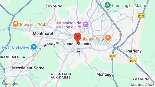 Apartments for rent in Lons-le-Saunier - Photo from Google Street View
