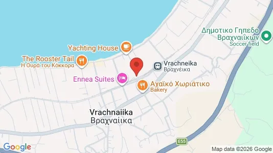 Apartments for rent i Patras - kort over placeringen