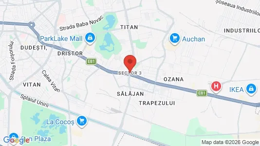 Apartments for rent i Bucharest - Sectorul 3 - kort over placeringen