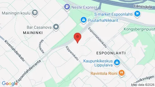 Apartments for rent i Espoo - kort over placeringen