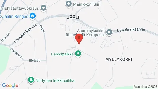 Apartments for rent i Oulu - kort over placeringen