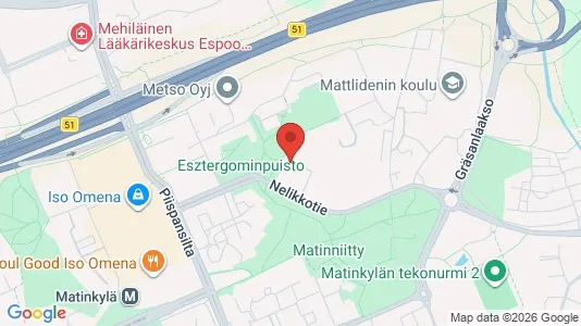 Apartments for rent i Espoo - kort over placeringen
