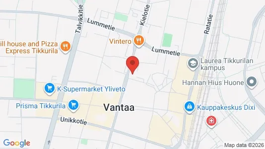 Apartments for rent i Vantaa - kort over placeringen