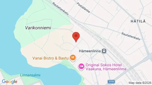 Apartments for rent i Hämeenlinna - kort over placeringen