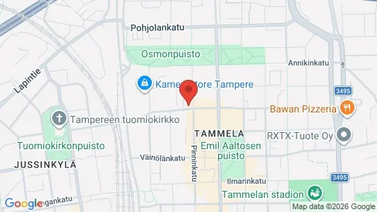 Apartments for rent i Tampere Keskinen - kort over placeringen