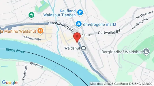 Apartments for rent i Waldshut - kort over placeringen