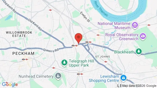 Houses for rent in London SE14 - Photo from Google Street View