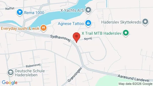 Apartments for rent i Haderslev - kort over placeringen