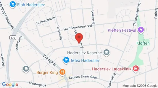 Apartments for rent i Haderslev - kort over placeringen