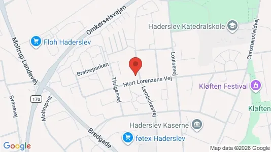 Apartments for rent i Haderslev - kort over placeringen