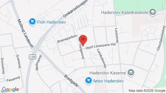 Apartments for rent i Haderslev - kort over placeringen