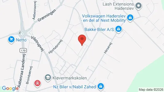 Apartments for rent i Haderslev - kort over placeringen