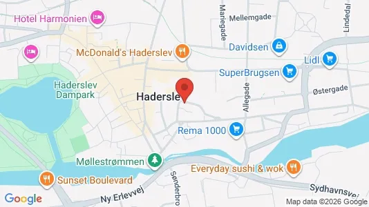 Apartments for rent i Haderslev - kort over placeringen