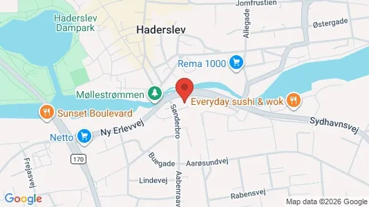 Apartments for rent i Haderslev - kort over placeringen