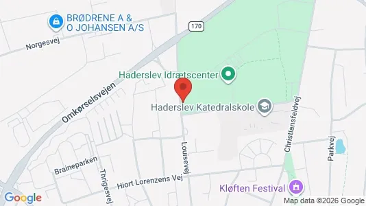 Apartments for rent i Haderslev - kort over placeringen