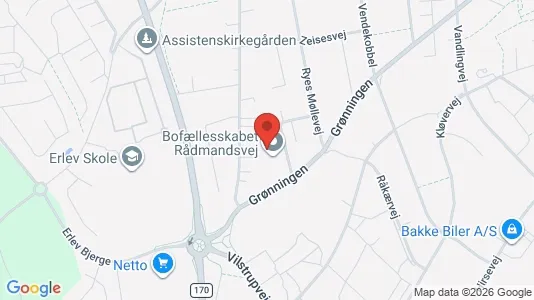 Apartments for rent i Haderslev - kort over placeringen