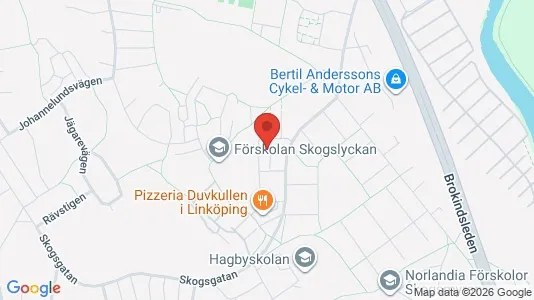 Apartments for rent i Linköping - kort over placeringen