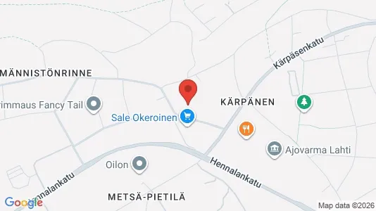 Apartments for rent i Lahti - kort over placeringen