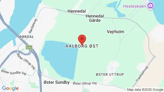 Houses for rent i Aalborg Øst - kort over placeringen