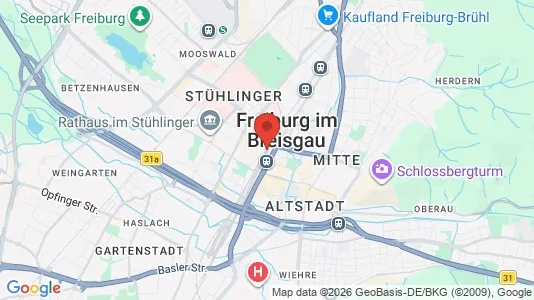 Apartments for rent in Freiburg im Breisgau - Photo from Google Street View
