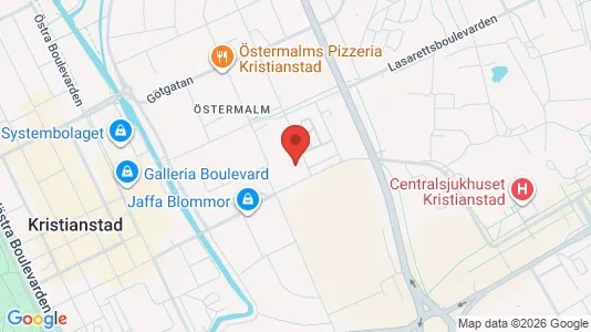 Apartments for rent i Kristianstad - kort over placeringen
