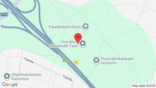 Apartments for rent i Oulu - kort over placeringen