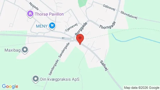 Apartments for rent i Thorsø - kort over placeringen